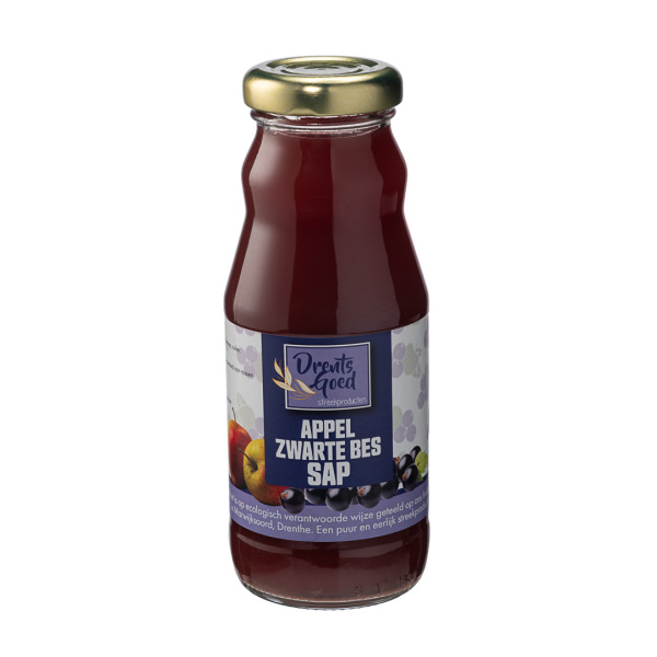 Appel-zwarte bessensap tweedrank 100% (200 ml.)