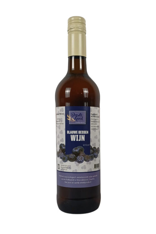 Blauwe bessenwijn (750 ml.)