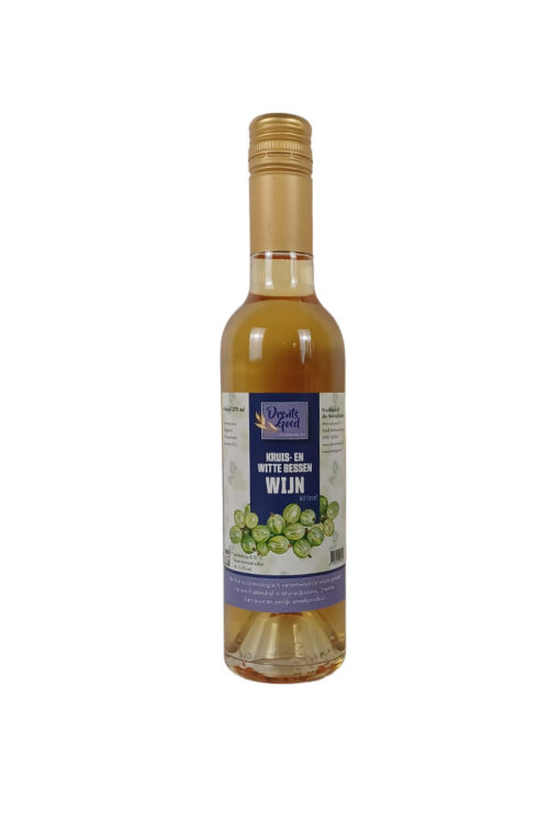 Kruis- en witte bessenwijn (375 ml.)