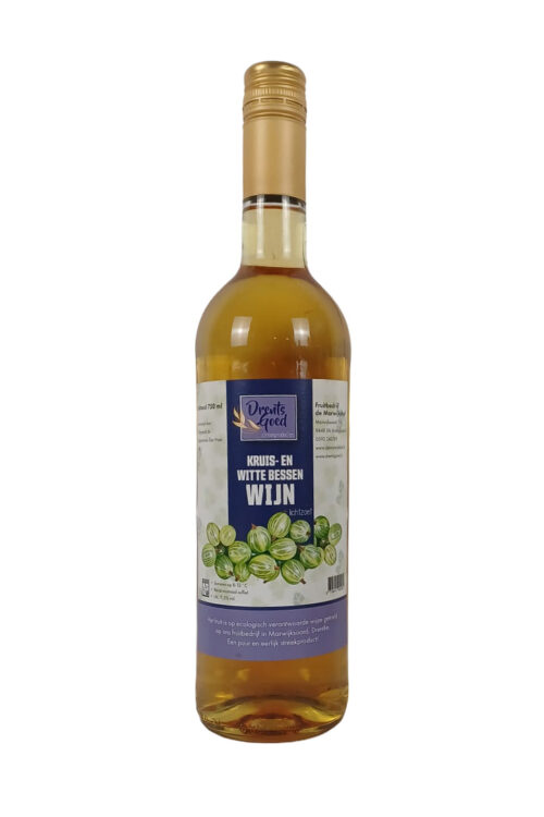 Kruis- en witte bessenwijn (750 ml.)