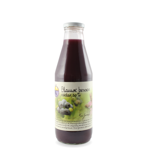 Blauwe bessennectar 50% (750 ml.)